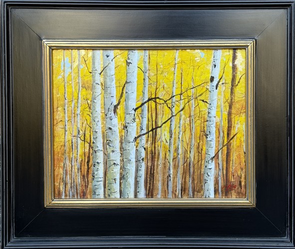 Fall on Fire 11x14 $700 at Hunter Wolff Gallery